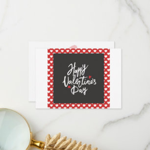 Happy Valentine's Day" Thank You Card