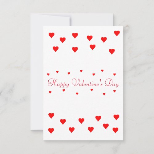 happy valentines day thank you card