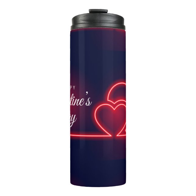 Happy Valentine's Day Thermal Tumbler (Front)