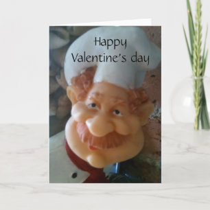 HAPPY "VALENTINE'S DAY" TO MY "FAVORITE CHEF" HOLIDAY CARD