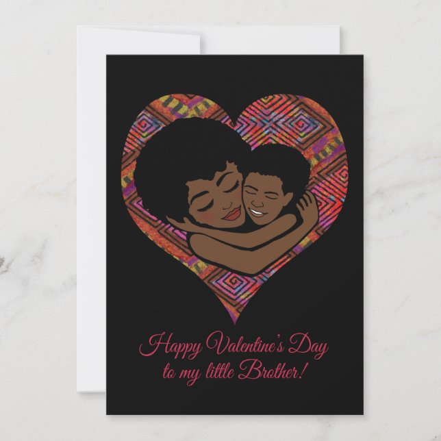 Happy Valentine's Day To My Little Brother (Front)