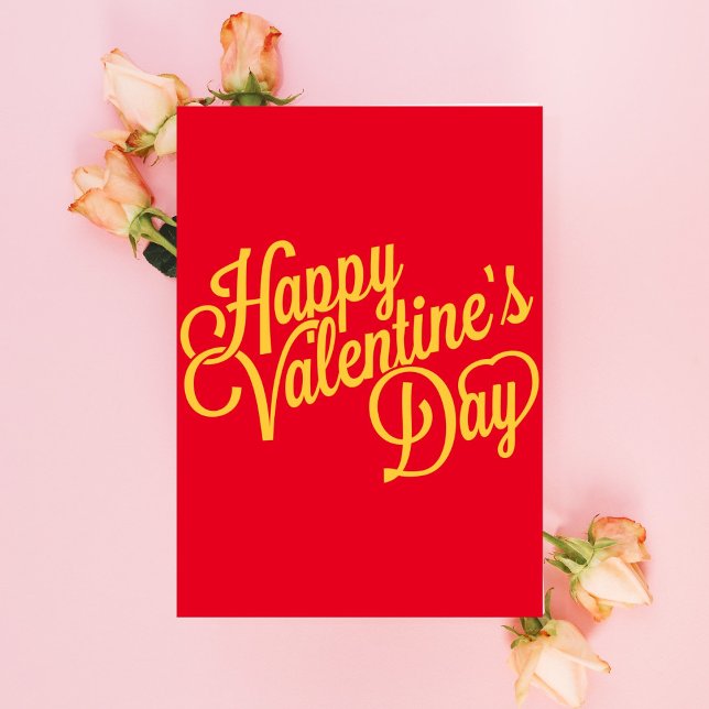 Happy Valentine's Day To You Thank You Card (Creator Uploaded)