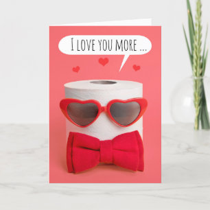 Happy Valentine's Day Toilet Paper Pandemic Humor Holiday Card