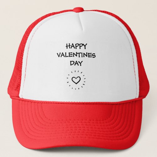 Happy Valentines Day Trucker Hat