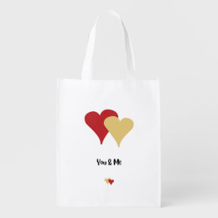 Happy Valentine's Day -Valentine Day For Lovers Grocery Bag