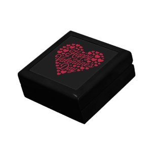 Happy Valentines Day Valentine Love Heart Gift Box