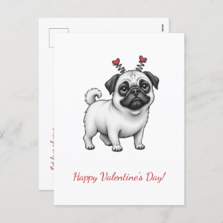 Happy Valentine's Day! Valentine's card. Holiday Postcard
