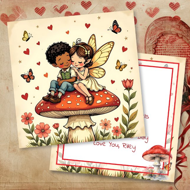 Happy Valentine's Day | Vintage Cottage Core Fairy Card (Creator Uploaded)