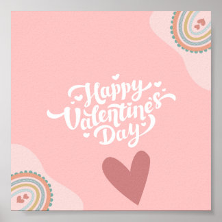 Happy Valentine's Day Wall Art