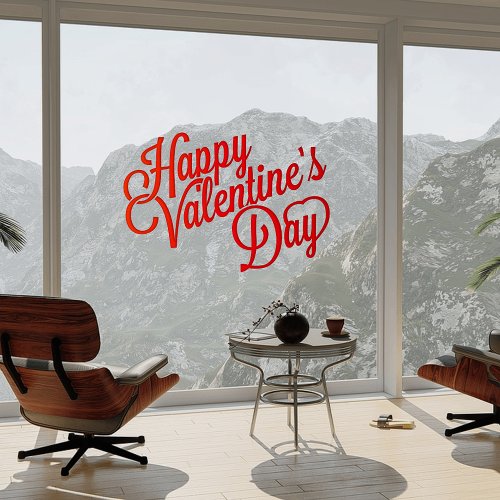  Happy Valentines Day  Window Cling