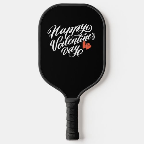 Happy Valentines Day with Love for Golfer   Pickleball Paddle