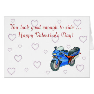 valentines day motorcycle paper