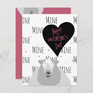 Happy Valentine's Day   Your Sheep-ly The Best    Note Card