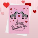 HAPPY VALENTINE'S DAY Zebra Friends