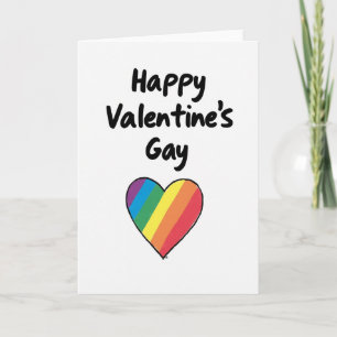 Happy Valentines Gay Card