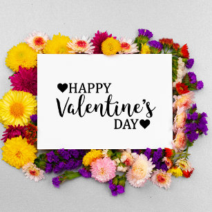 ❤️Happy Valentines Hearts Rubber Art Stamp