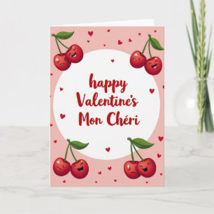 Happy Valentines Mon Cheri Card