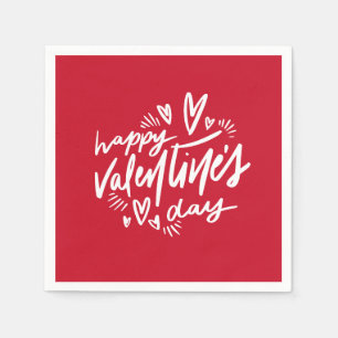 Happy Valentines Napkins