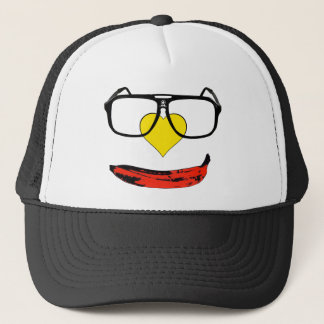 Happy Valentine's Pop Art Face Trucker Hat
