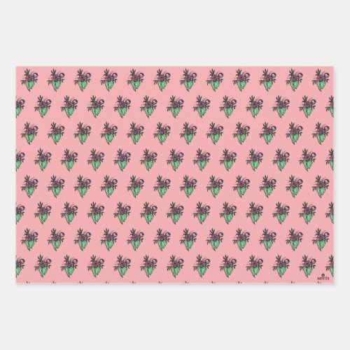 Happy Valentines Roses _ Wrapping Paper Set of 3