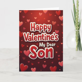 Happy Valentines Son Card