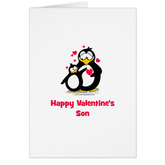 Happy Valentine's Son Greeting Cards