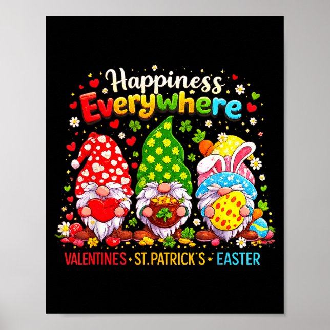 Happy Valentines St Patrick Easter Happy Holiday G Poster (Front)