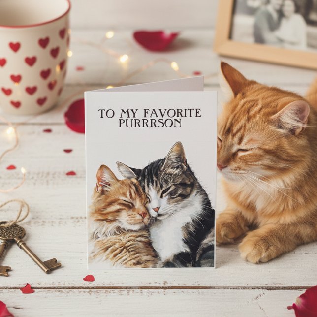 Happy Valentine's To My Favorite Purrrson Card (Creator Uploaded)