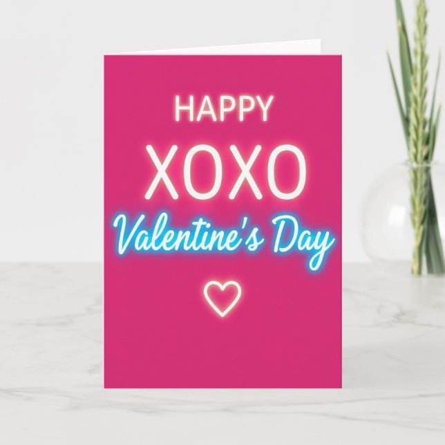 Happy Valentines Xoxo Card (Front)