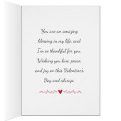 Happy Valentine's You're such a Wonderful Blessing (Inside (Right))