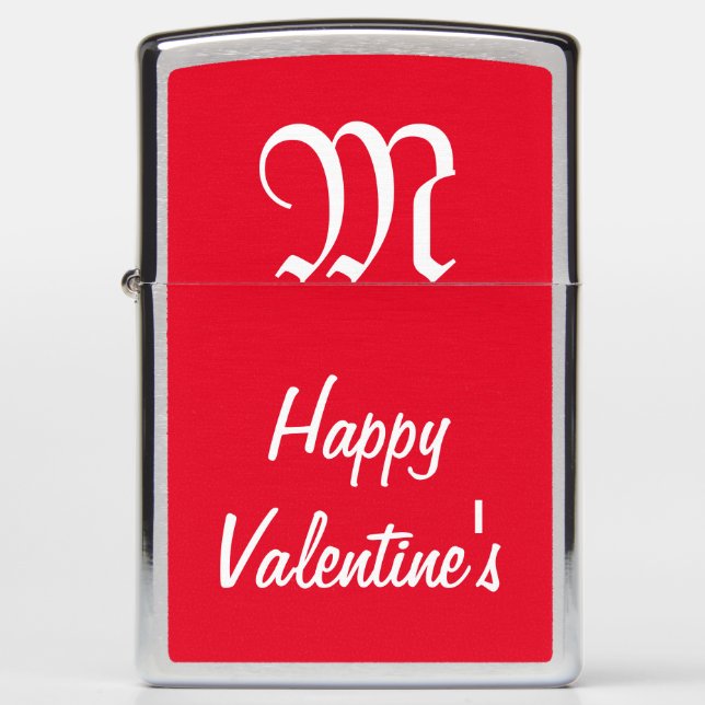Happy Valentine's  Zippo Lighter (Front)