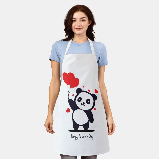 Happy Valentin's Day Apron (Worn)