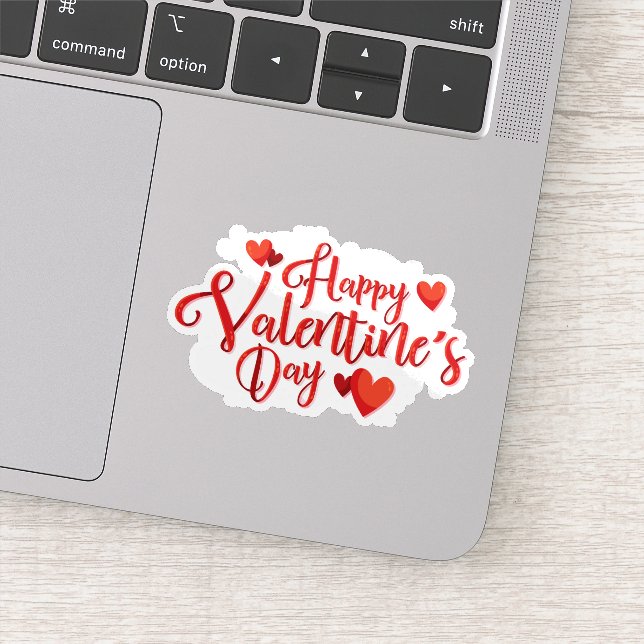 Happy valetines day sticker (Detail)