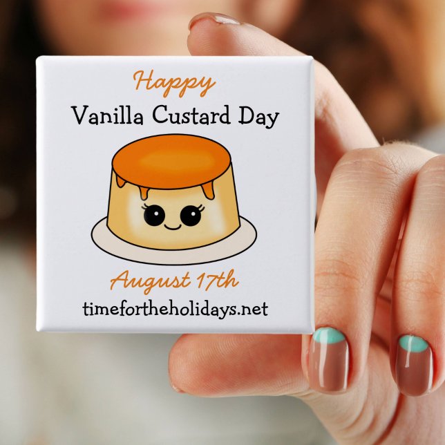 Happy Vanilla Custard Day | August 17th Button (Creator Uploaded)