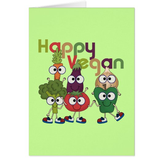 Happy Vegan Cards (Front)
