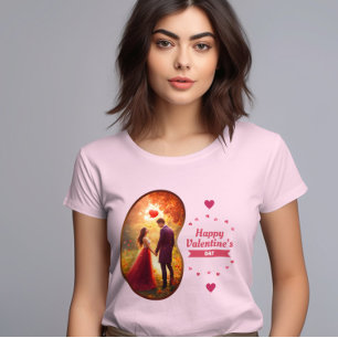 Happy Velentine's Day - Passionate Flames Love T-Shirt