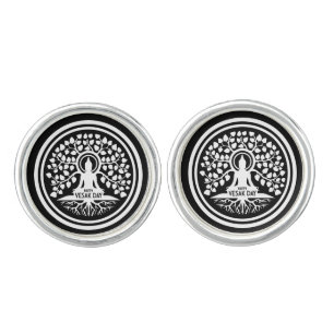 Happy Vesak Day Cufflinks