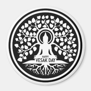 Happy Vesak Day Magnet