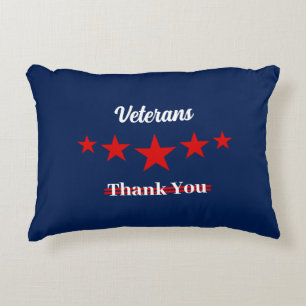 Happy Veterans Day  Accent Pillow