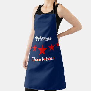 Happy Veterans Day Apron