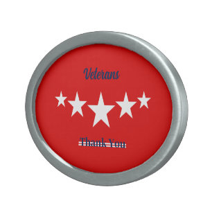 Happy Veterans Day  Belt Buckle
