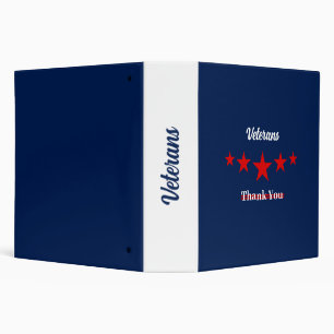 Happy Veterans Day Binder
