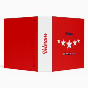 Happy Veterans Day Binder