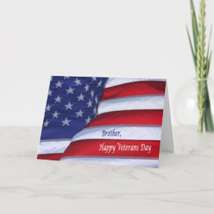 Happy Veterans Day Brother in Law greeting card