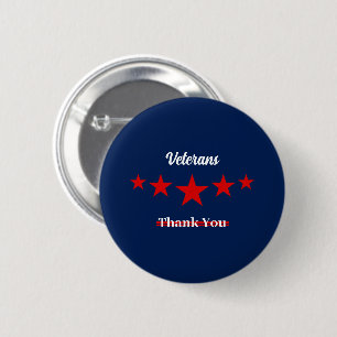 Happy Veterans Day  Button
