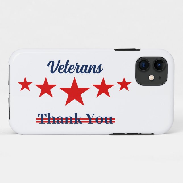 Happy Veterans Day  Case-Mate iPhone Case (Back (Horizontal))