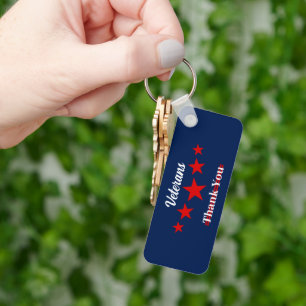 Happy Veterans Day  Keychain