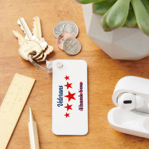 Happy Veterans Day Keychain