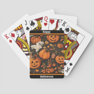 Happy Vintage Halloween Collection Poker Cards