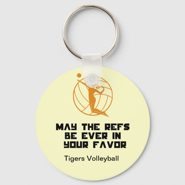 Happy Volley Games Keychain (Front)